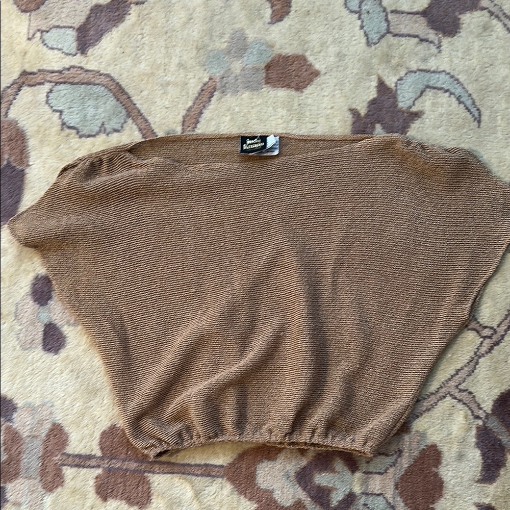 Vintage Judy Knapp knit crop top